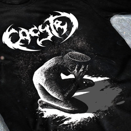 merchandising clothing du t-shirt noir du groupe de metal deathcore cocyte pour l'album fait par le chromatorium
