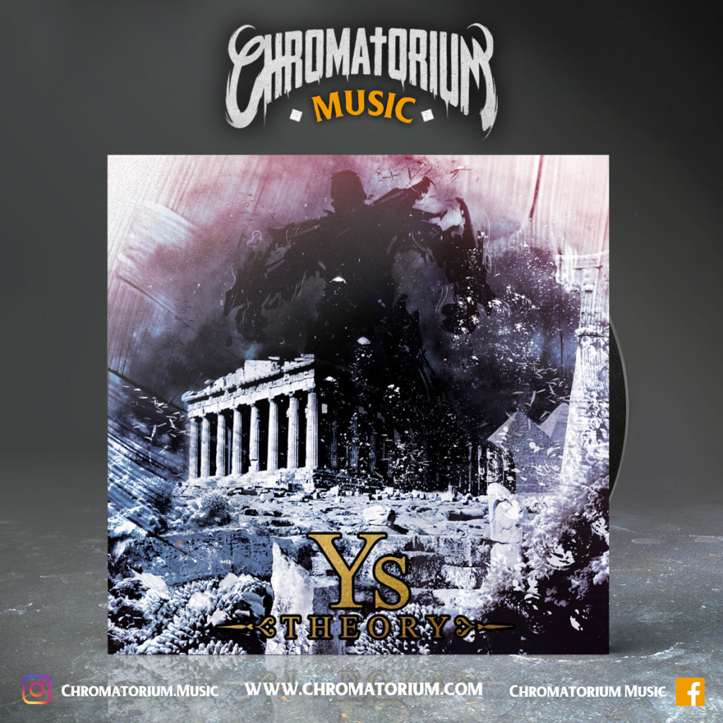 artwork-album-metal-death-ys-theory-chromatorium-music-graphiste-design artwork illustration de la cover du groupe de metal death ys theory pour l'album fait par le chromatorium