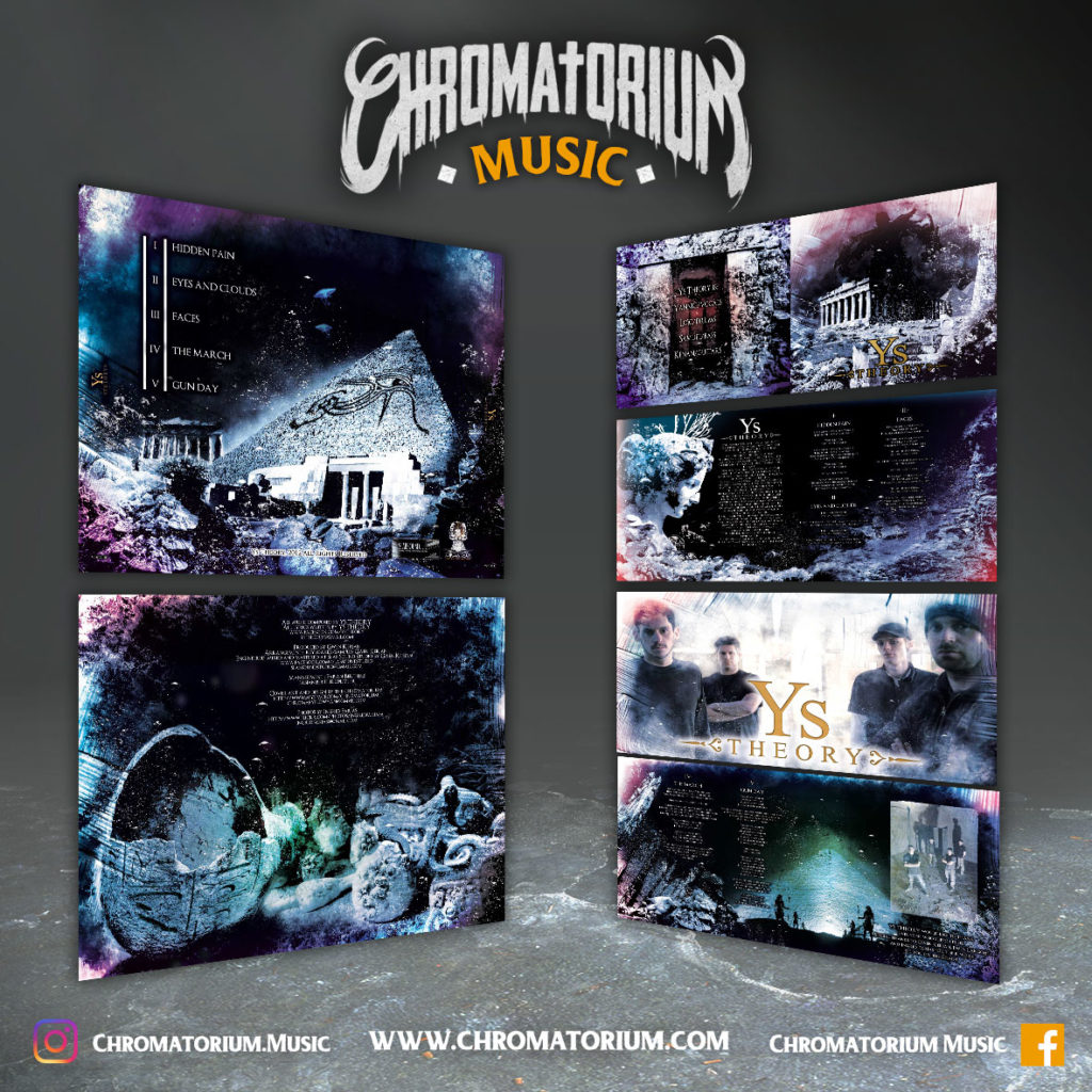 artwork-album-metal-death-ys-theory-chromatorium-music-graphiste-design Livret booklet illustré du groupe de metal death ys theory pour l'album fait par le chromatorium