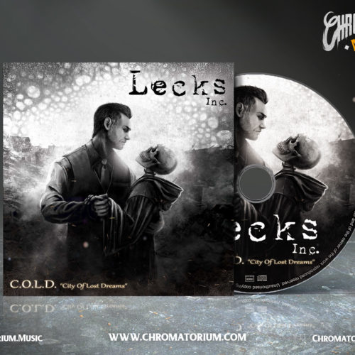 artwork illustration de la cover du groupe de indus metal lecks pour l'album cold fait par le chromatorium