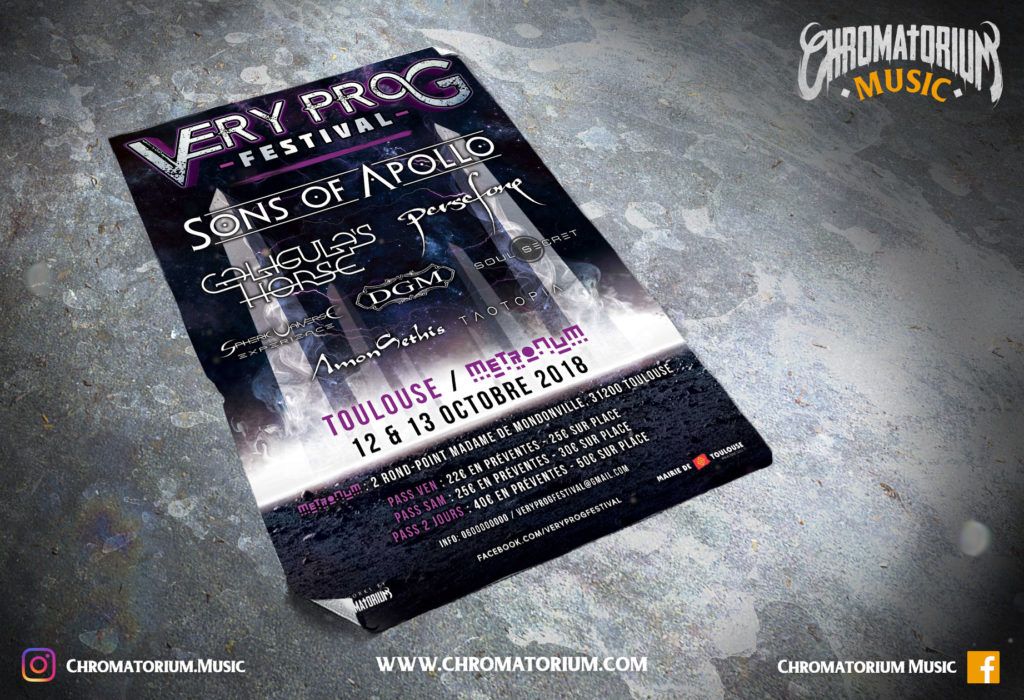artwork-album-metal-progressif-very-prog-festival-affiche-chromatorium-music-graphiste-design artwork illustration de la cover du festival very prog de black death metal au metronum de toulouse fait par le chromatorium
