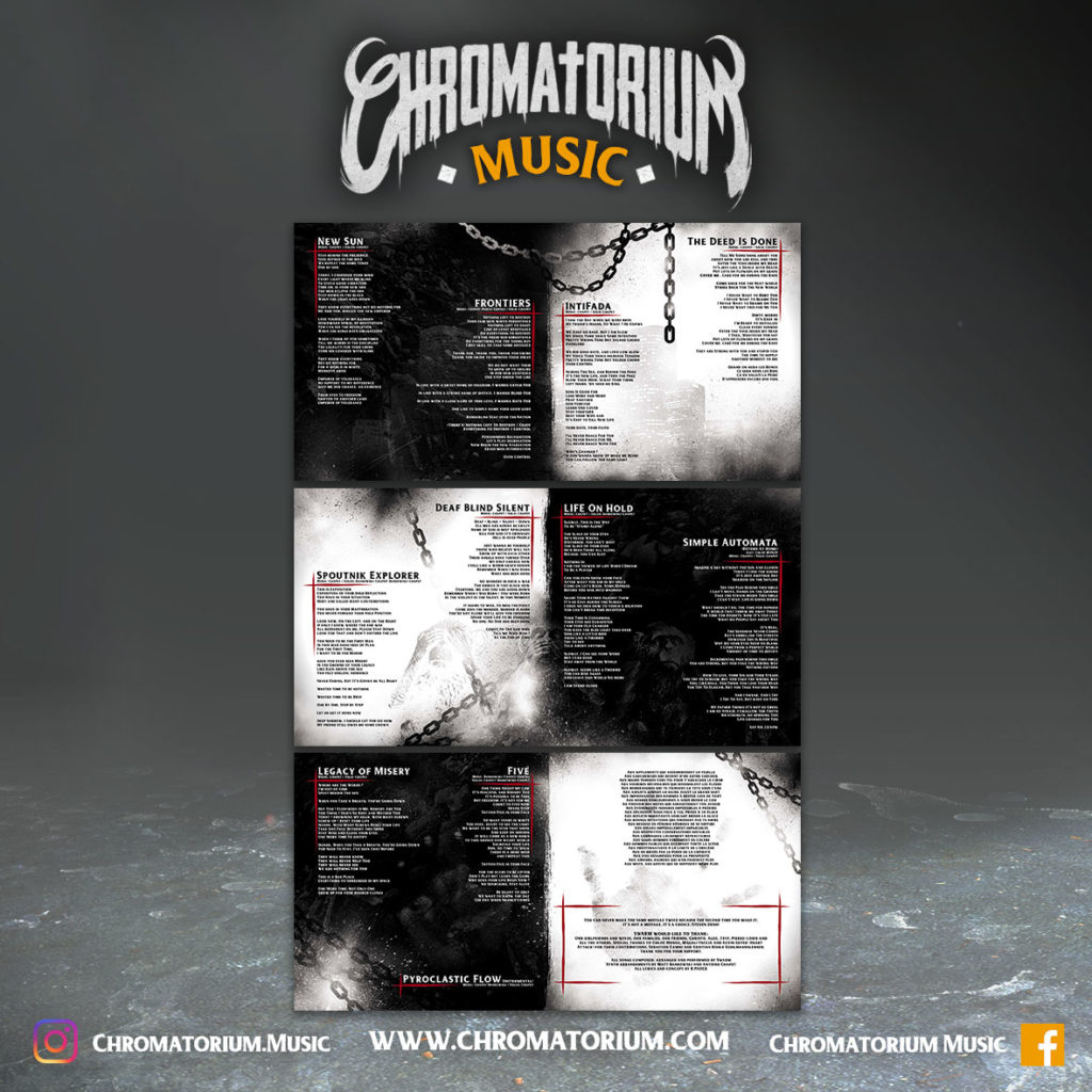 artwork-album-metal-hard-rock-alternatif-swarm-anathema-chromatorium-music-graphiste-design Livret booklet illustré du groupe de hard rock alternatif metal swarm pour l'album anathema fait par le chromatorium