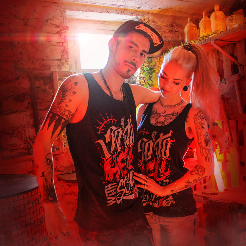 visuel-go-to-hell-with-style-chromatorium-wear-metal-tank-top Visuel du débardeur tank top go to hell with style du chromatorium wear, metal