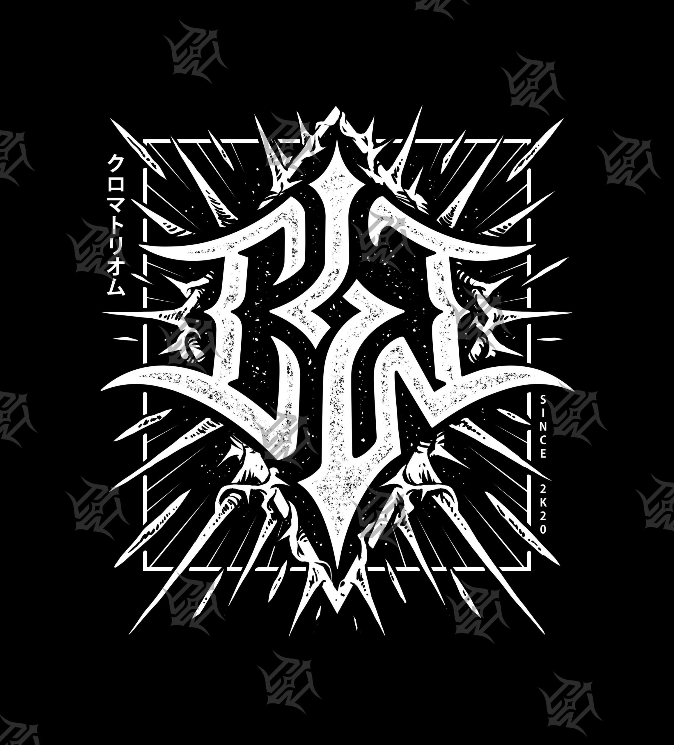 totebag noir metal chromatorium wear rock